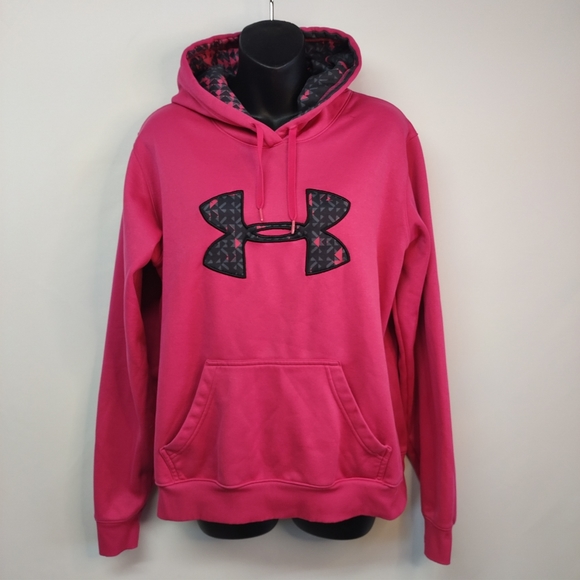 Under Armour Tops - Under Armour Women's Pink Hoodie Size L